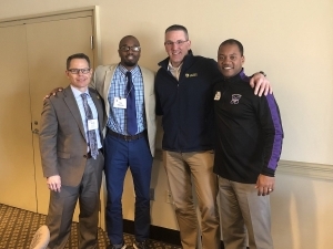 Pictured (L-R): Dr. Brian Troop, Kee Edwards, Nick Polyak, and Marlon Styles, Jr.
